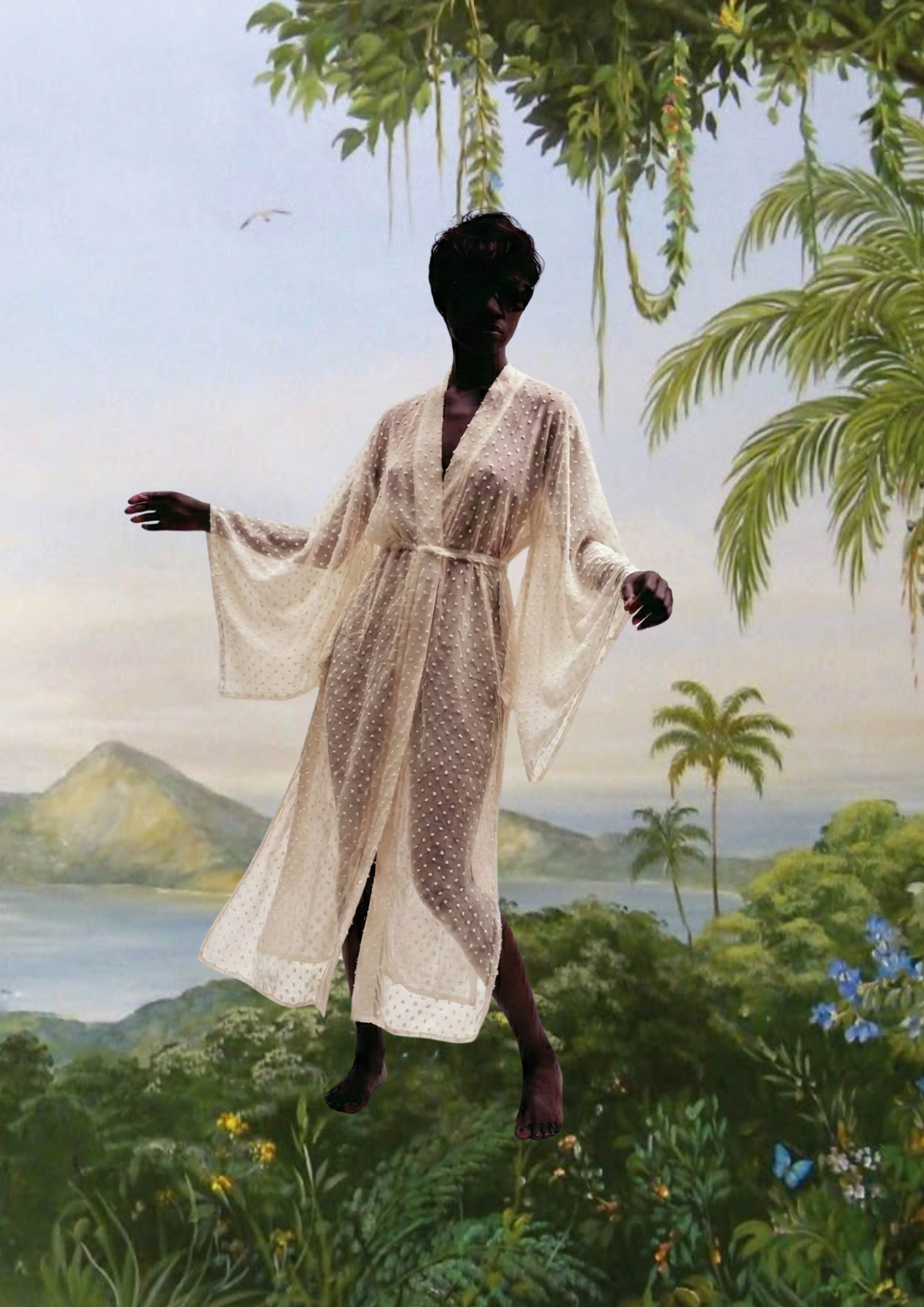 Déshabillé Célestine Off White