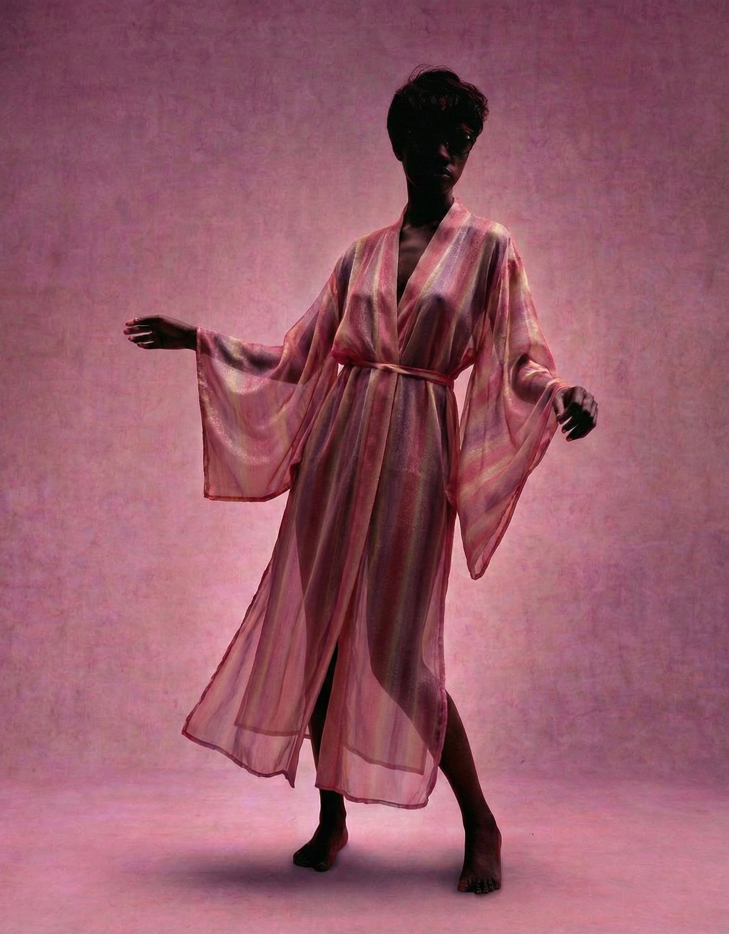 Déshabillé Célestine Pink Candy