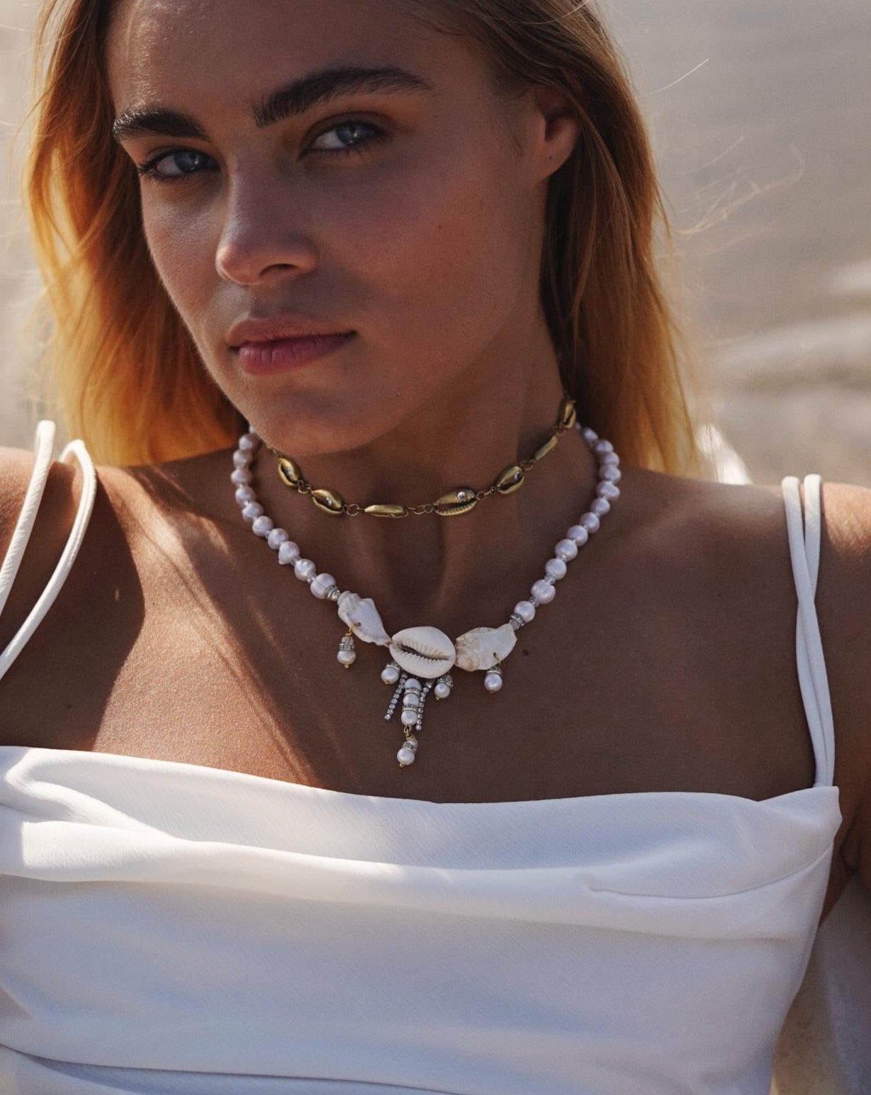 Necklaces – Milky Shell