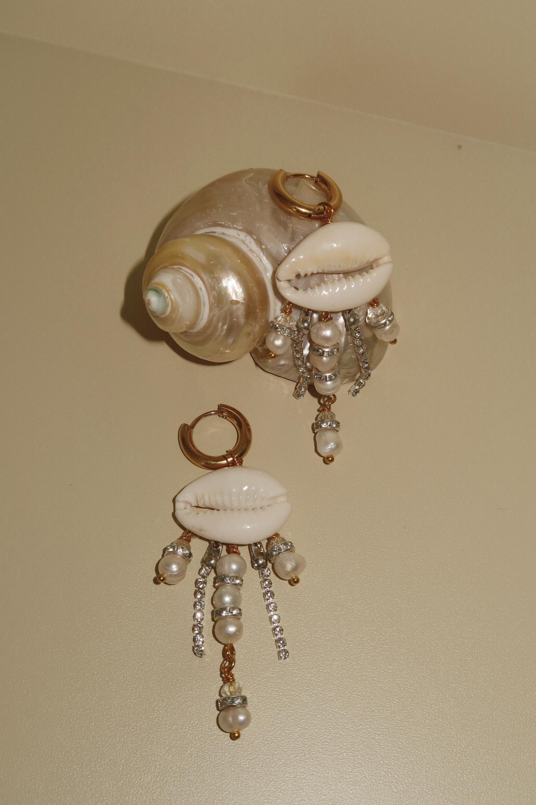 NEW Mentawai Earrings – Milky Shell